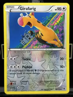 Pokemon Girafarig 82/119 Phantom Forces Reverse Holo NM - Image 3