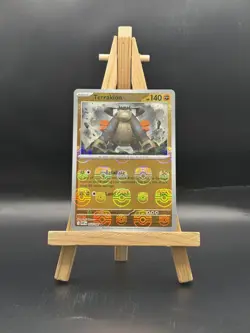 2025 Pokemon Terrakion 054/086 White Flare WHT EN Poke Ball Reverse Holo - Image 1