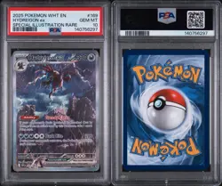 2025 POKEMON WHT EN-WHITE FLARE SPECIAL ILLUSTRATION RARE HYDREIGON EX PSA 10 - Image 3