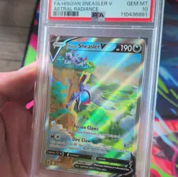 Pokemon Hisuian Sneasler V Full Art Holo 175/189 Astral Radiance PSA 10 - Image 3