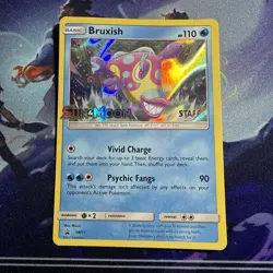 Bruxish - SM11 - (Staff) Prerelease Promo PL Promo Pokemon Sun & Moon - Image 1
