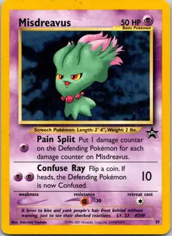 Pokemon WoTC Promo #39/53 Misdreavus Promo Lightly played - Image 1