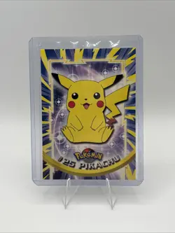 Pikachu #25 Pokemon 1999 Topps TV - Image 1