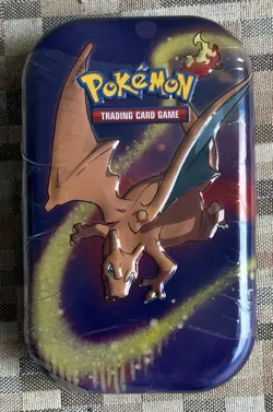 Pokemon TCG Kanto Power Charizard Mini Tin New Sealed 2 Booster Packs L24 - Image 1