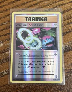 Pokemon TCG Venusaur Spirit Link 89/108 Reverse Holo XY Evolutions LP - Image 1