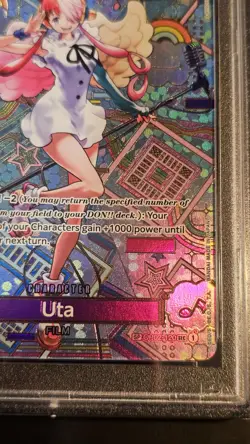 Bandai One Piece CCG Uta OP02-120 Awakening Foil Alt Art PSA 10 - Image 4