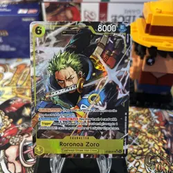 One Piece CCG Roronoa Zoro ST29-014 Foil SR. Near Mint. - Image 1
