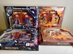One Piece Illustration Box Vol. 5 & 6 (Lot of 4) New Sealed - Image 1