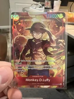 Monkey.D.Luffy (Treasure Booster Set) ST10-006 One Piece Promotion Cards Foil x2 - Image 2