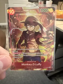 Monkey.D.Luffy (Treasure Booster Set) ST10-006 One Piece Promotion Cards Foil x2 - Image 4