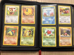 Pokemon WOTC TCG Vintage and Modern cards in binder including Jumbo cards - Image 3