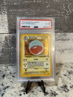 Pokemon TCG Electrode Jungle Holo Rare Card 2/64 PSA 6 - Image 1