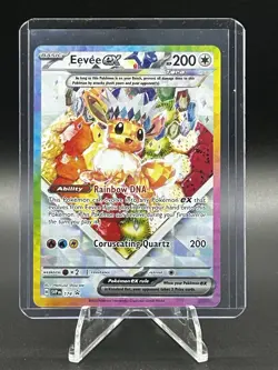 Pokemon TCG Eevee EX 174 Black Star Promo Card from Scarlet & Violet Prismatic - Image 1