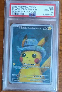 POKEMON PIKACHU - CUSTOM PROXY CARD - UNOFFICIAL - FAN MADE - REPRODUCTION - Image 1