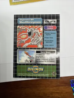 Vintage Digimon Trading Card Bundle 1999 - Image 2