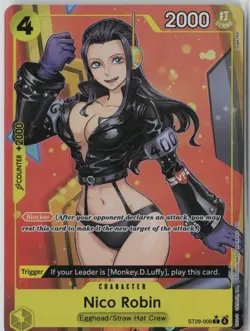 Nico Robin (Alt Art) ST29-009 C Starter Deck (EGGHEAD) ONE PIECE Card Game. - Image 1