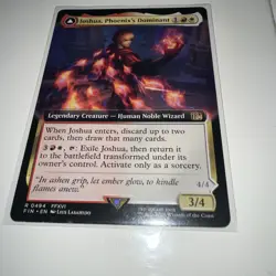 Joshua, Phoenix's Dominant (Extended Art) ✅ Final Fantasy ✅ Magic (mtg) - Image 1