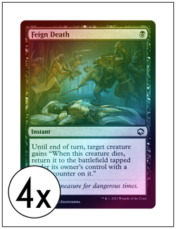4x Feign Death, Foil, Magic the Gathering, MTG NM - Image 1