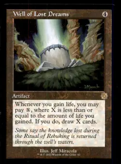 Well of Lost Dreams LP Light Play Brother's War Retro MTG [11914] - Image 1