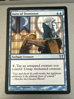Aura Of Dominion X1 Champions Of Kamigawa NM Condition See Pics Front Back - Image 1