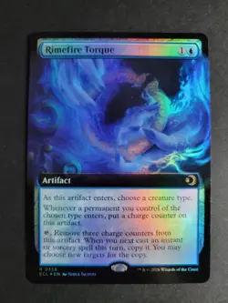 Rimefire Torque (Extended Art Foil) Rare MTG Lorwyn Eclipsed - Image 1