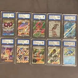 Pokemon Graded Bundle Of 10 Slabs - Image 1