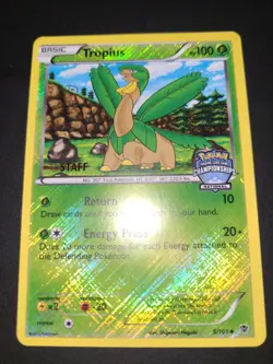 Carte Promo Pokemon Staff Tropius-National Championships- Etat Excellent - Image 1