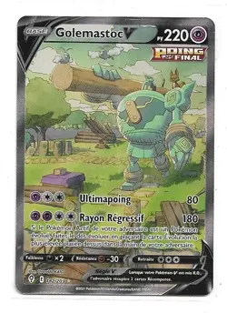 CARTE POKEMON GOLEMASTOC V 220 PV 182/203 EPEE ET BOUCLIER EVOLUTION CELESTE 07 - Image 1