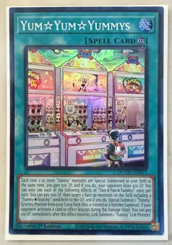 Yu-Gi-Oh! Yum Yum Yummys DOOD-EN067 Super Rare 1st Edition! - Image 1