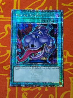 YUGIOH POT OF AVARICE QUARTER CENTURY SECRET RARE RA03-EN160 - Image 1
