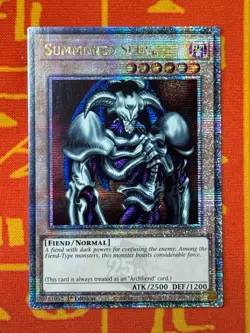 YUGIOH SUMMONED SKULL QUARTER CENTURY SECRET RARE NM RA03-EN086 - Image 1
