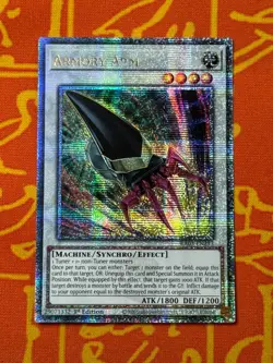 YUGIOH ARMORY ARM QUARTER CENTURY SECRET RARE RA03-EN213 - Image 1