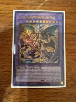 Yu-Gi-Oh! Grapha, Dragon Overlord of Dark World SR13-EN041 Ultra 1st Near Mint - Image 1