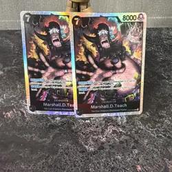 Marshall.D.Teach One Piece TCG Blackbeard Starter Deck ST27 X2 cards - Image 3