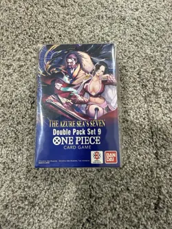 2025 One Piece TCG The Azure Sea's Seven Double Pack Box Set 9, Factory Sealed - Image 1