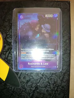One Piece CCG Rosinante & Law EB04-038 Alt Art SR The Azure Sea's Seven Eng NM - Image 2