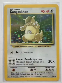 Kangaskhan 5/64 Jungle Set Holo Rare Pokemon Card- NM / M - Image 1