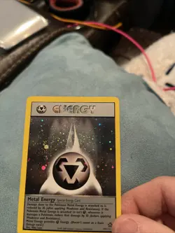 Pokemon Card - Metal Energy - Neo Genesis 19/111 Holo Rare NM - Image 1