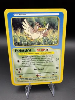 Farfetch’d #83- Pokemon Funskool Card- Vintage India 2004- d06 US SELLER LP / NM - Image 1