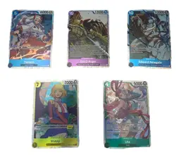 One Piece Carrying On His Will (OP-13) Secret Rare (SR) Card Bundle NM - Image 1