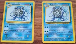 (2) Poliwhirl TCG Pokemon Card 38/102 Base Set 1999 Unlimited Non Holo - Image 1