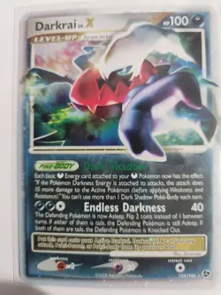 Darkrai Lv.X Holo Rare 104/106 2008 Great Encounters Pokemon Card RETIRED - Image 2