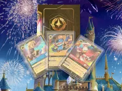Disney Lorcana Magical Places Stitch Rapunzel Donald Duck EPCOT Promo Cards Set - Image 1