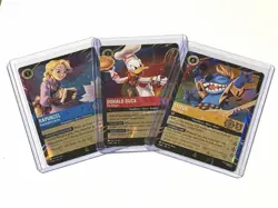 Disney Lorcana Magical Places Stitch Rapunzel Donald Duck EPCOT Promo Cards Set - Image 2