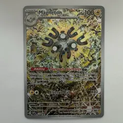Pokemon Card - Magneton Scarlet & Violet Promo 159 Holo Illustration Rare - Image 1