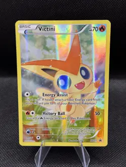 Victini XY117 Holo Promo Black Star LP Pokemon Card 2016 XY Series - Image 1