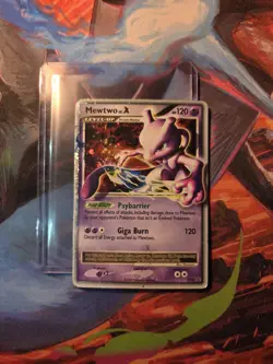 Mewtwo Lv. X - DP28 - Pokemon Diamond & Pearl Promo Ultra Rare Card DMG LOOK - Image 1