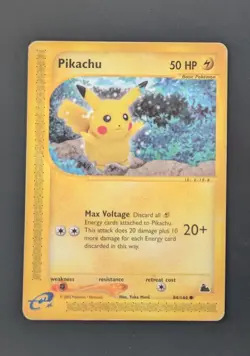 Pokemon Card-Pikachu-Skyridge-84/144-ENG-LP - Image 1
