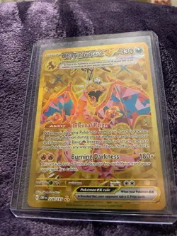 Pokemon TCG Charizard EX Full Art Secret Rare Card Sir Obsidian Flames 228/197 - Image 1
