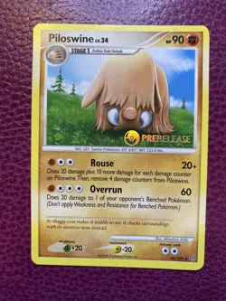 Pokemon Cards: Stormfront Prerelease: Piloswine 46/100 - Image 1